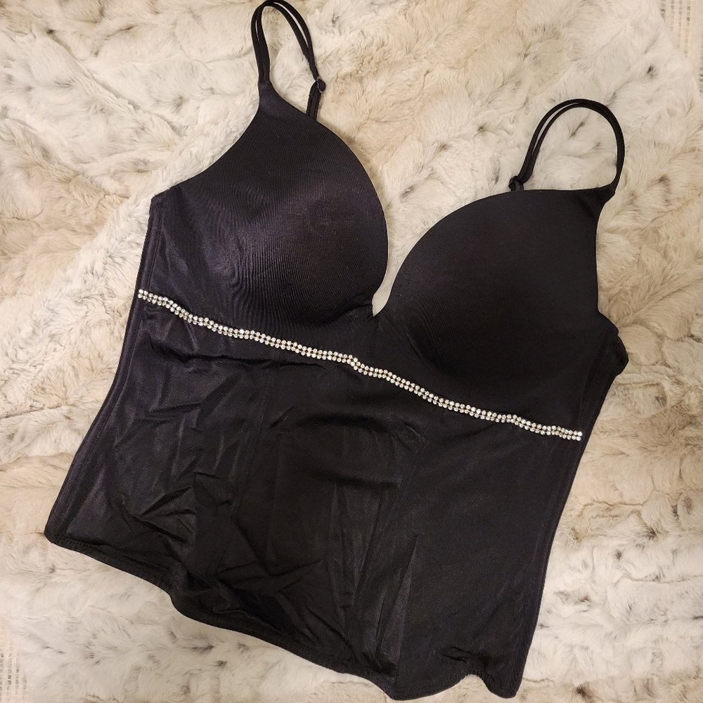 VS Very Sexy Rhinestone Bustier Corset Victoria's Secret Lingerie